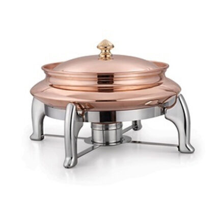 SS Fuel Stand Copper Handi Chafing Dish